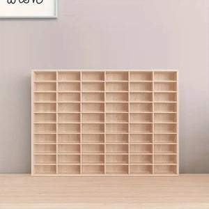 Solid Wood Multi-Compartment Storage Organizer