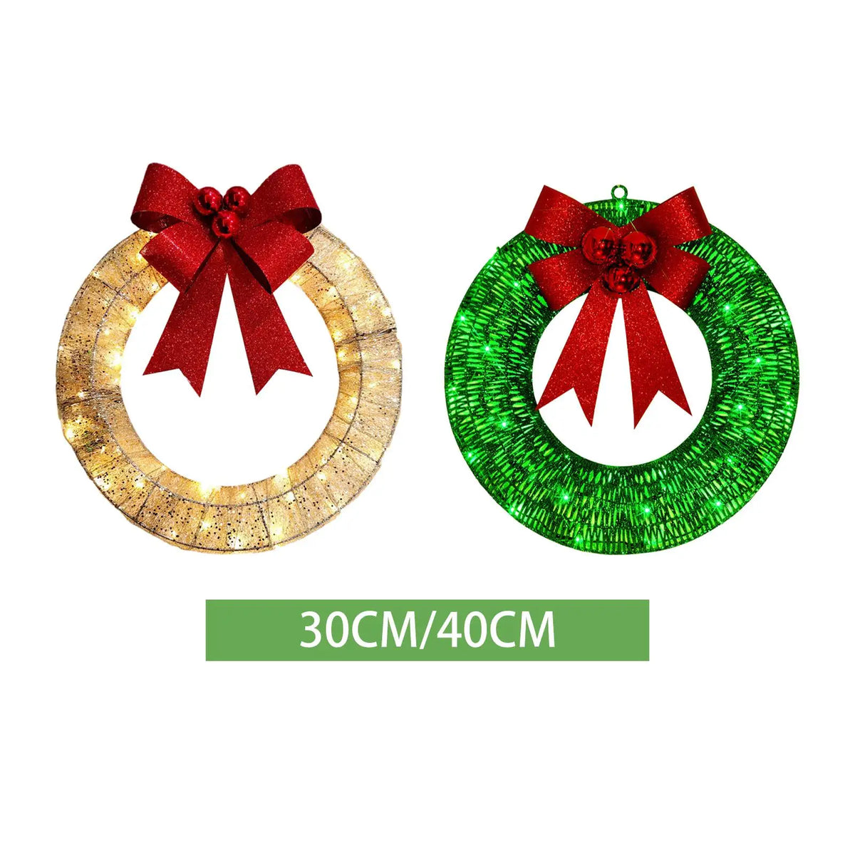 Christmas Wreath Garland Front Door Wreath for Party Supplies Outdoor Garden