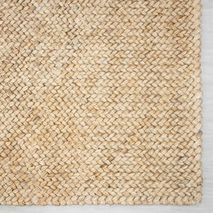 Handwoven Low-Pile Jute Area Rug