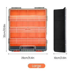 Large-Capacity Multi-Compartment Tool Box