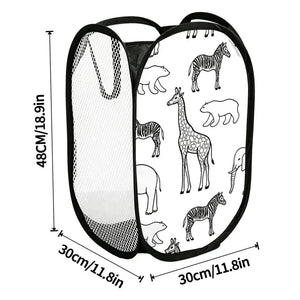 Collapsible Laundry Hamper and Storage Basket – alternate view