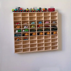 Solid Wood Multi-Compartment Storage Organizer