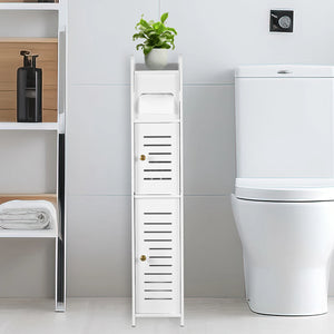 Slim Floor-to-Ceiling Bathroom Storage Cabinet – alternate view
