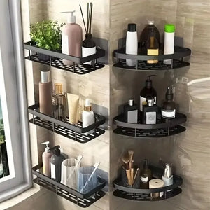 No-Drill Corner Shower Storage Shelf – Triangle