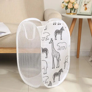 Collapsible Laundry Hamper and Storage Basket – alternate view
