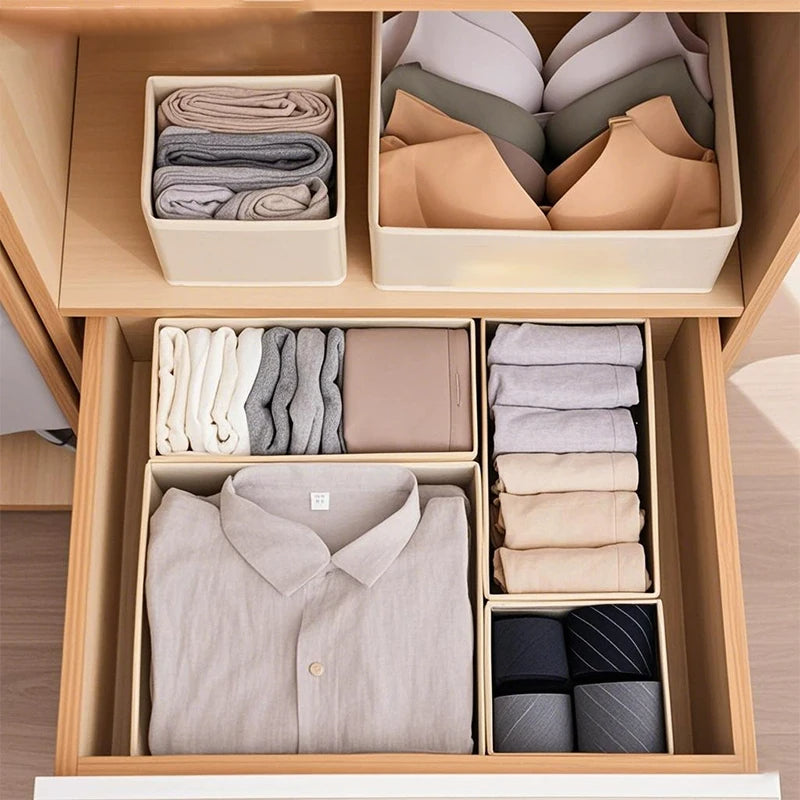 Dresser Drawer Organizers – Fabric Bins & Dividers: For Closet – alternate view
