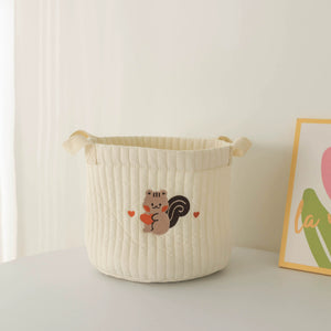 Hanging Crib and Diaper Organizer – Dark Coffee Squirrel