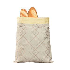 Reusable Beeswax Bread Bags – Natural Beeswax-Lined Cotton Bags for – alternate view