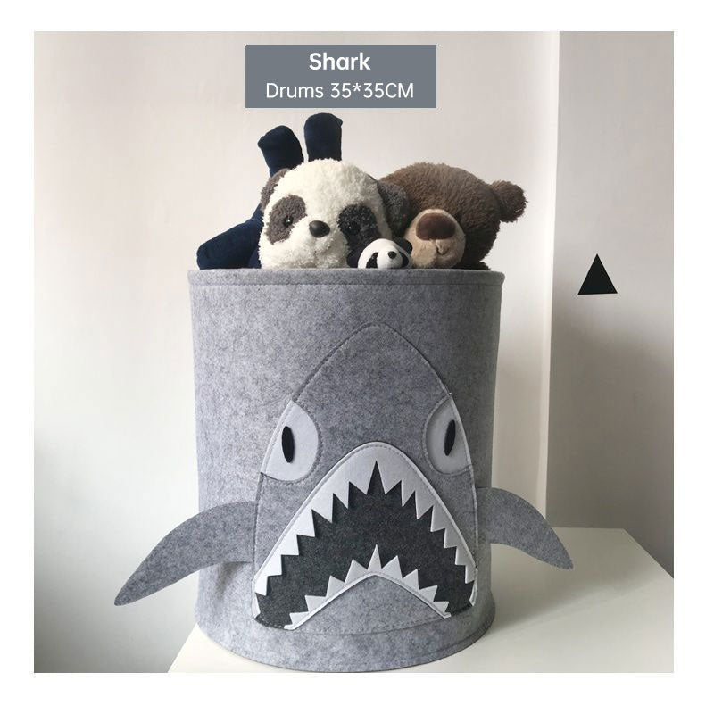 INS Cartoon Storage Basket Baby Dirty Clothes Basket Children's Toy – alternate view