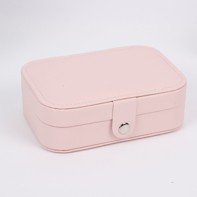 Portable jewelry storage box, large capacity jewelry rings – alternate view