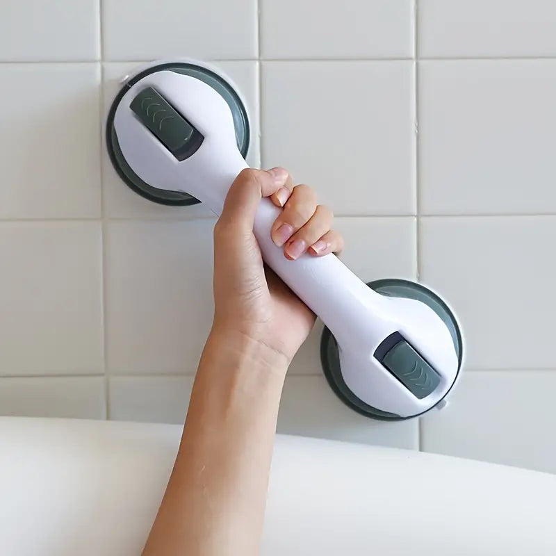 Suction-Cup Bathroom Safety Grab Bar