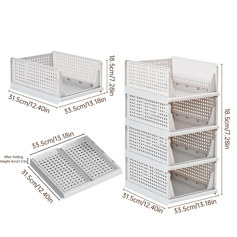 4-Pack Slide-Out Closet Organizer Bins – alternate view