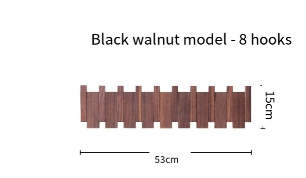 Piano-Key Folding Wall Coat Rack – 12 Hooks