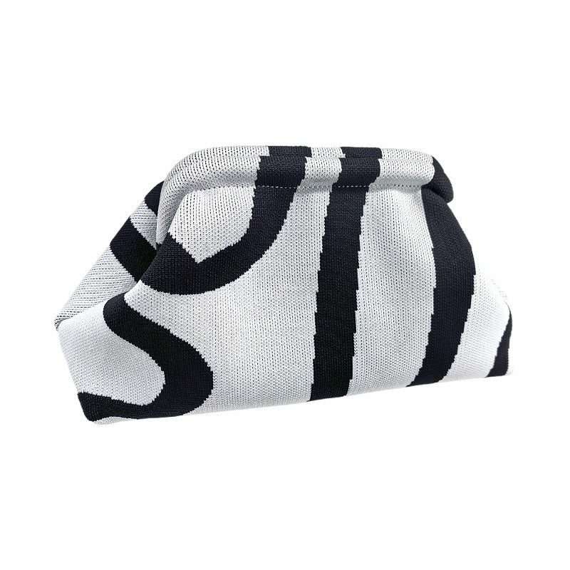 Cloud Bag Large Capacity Storage for Everyday Versatile Makeup Bag – Random White Black