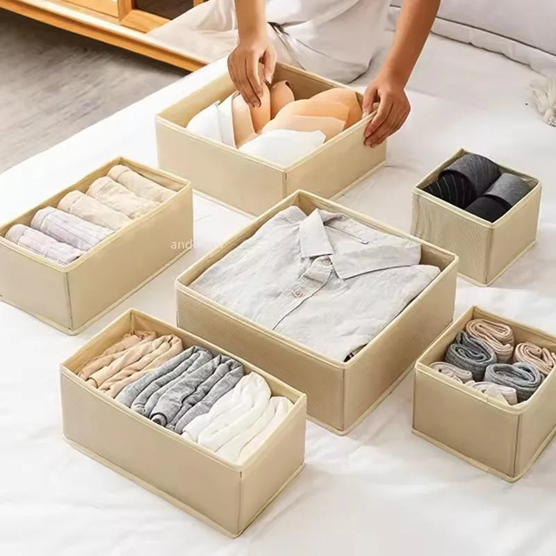 Dresser Drawer Organizers – Fabric Bins & Dividers: For Closet – alternate view