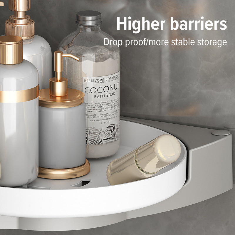 Rotating No-Drill Corner Shower Shelf – alternate view