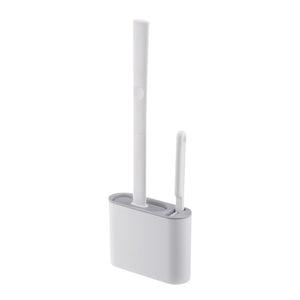 Wall-Mounted Silicone Toilet Brush Set – alternate view