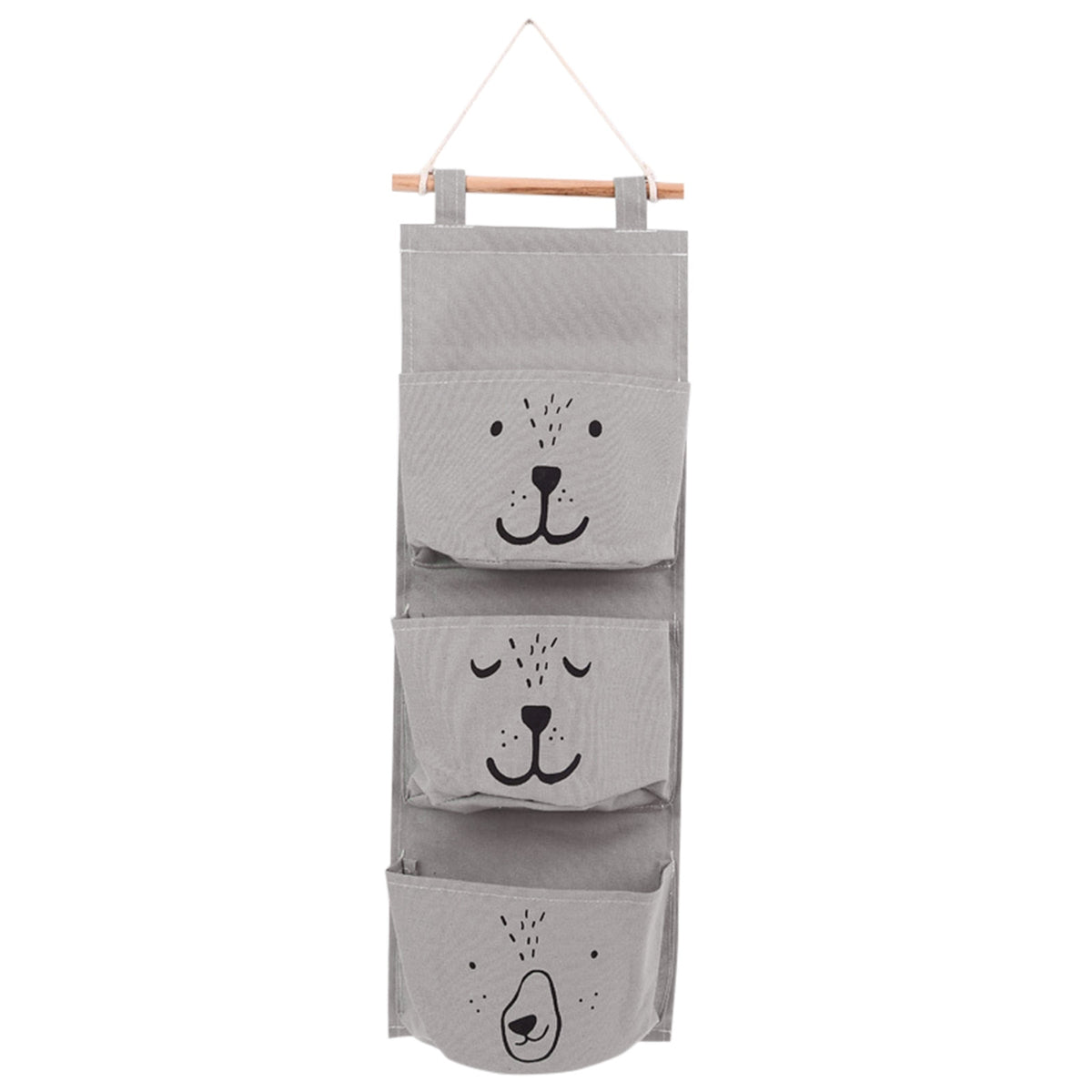 3-Pocket Hanging Handbag Organizer – Green