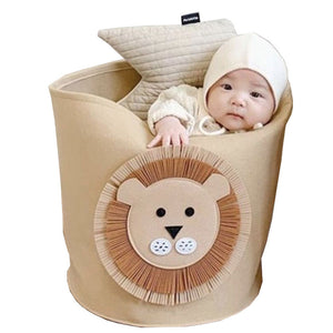 INS Cartoon Storage Basket Baby Dirty Clothes Basket Children's Toy – alternate view
