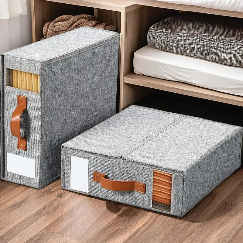 Compact Foldable Storage Cubes for Linens – alternate view