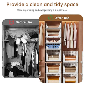 4-Pack Slide-Out Closet Organizer Bins – alternate view