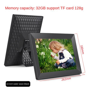 Wi-Fi Digital Photo Frame with 32GB Storage – 10-inch Ultra-thin Black 32GB