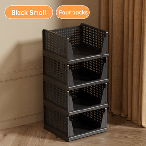 4-Pack Slide-Out Closet Organizer Bins – White
