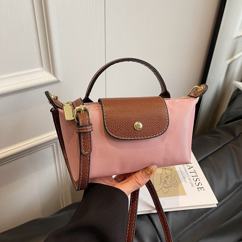 Mini Nylon Dumpling Crossbody Bag – C