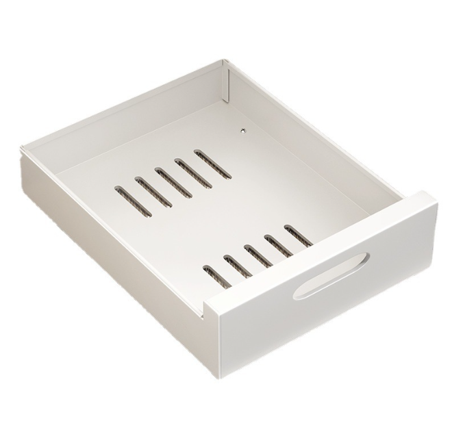 Pull-Out Cabinet Dish Organizer – Black 35cm