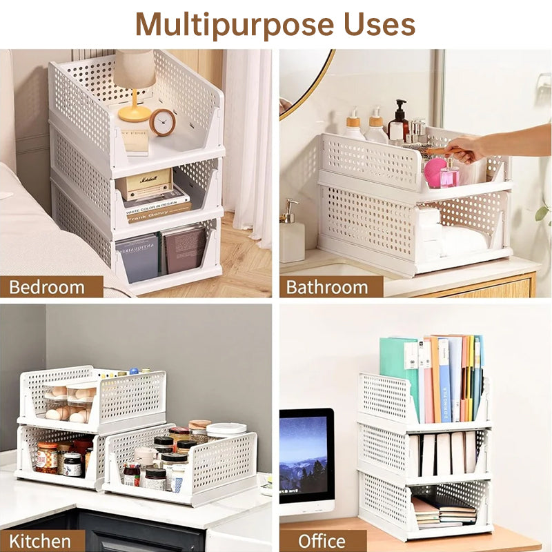 4-Pack Slide-Out Closet Organizer Bins – alternate view