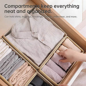 Dresser Drawer Organizers – Fabric Bins & Dividers: For Closet – alternate view