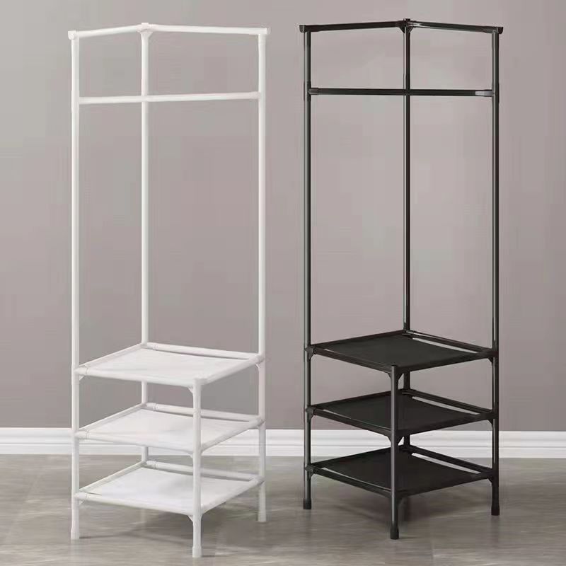 Corner clothes rack clothes rack triangle clothes rack bedroom – alternate view
