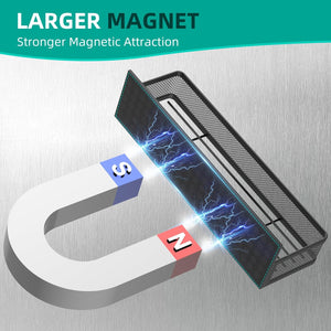 New Magnetic Shelf Moveable Magnetic Fridge Organizer Rack Seasoning – 4PCS
