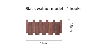 Piano-Key Folding Wall Coat Rack – 10 Hooks