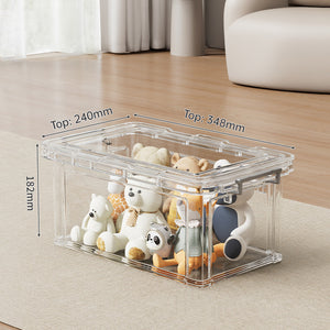 Large Clear Stackable Storage Box – B