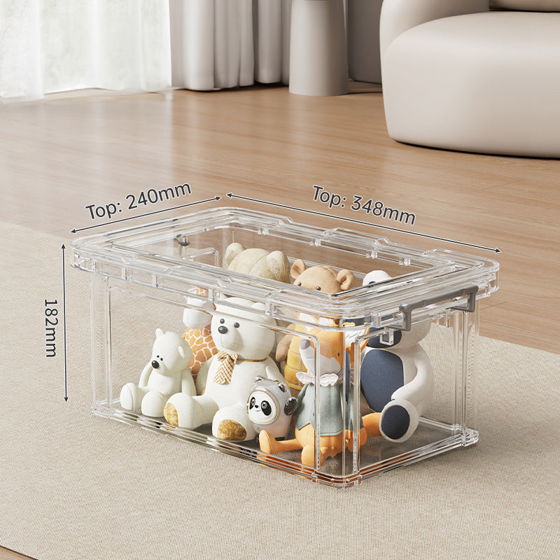 Large Clear Stackable Storage Box – B