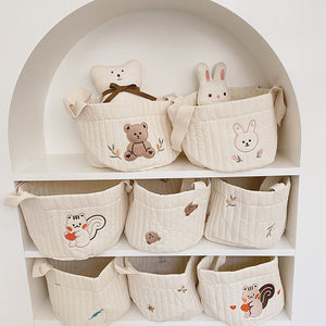 Hanging Crib and Diaper Organizer – bears
