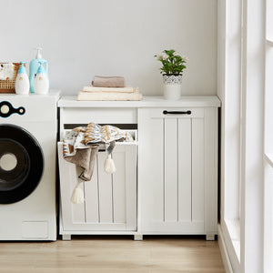 Dual-Compartment Tilt-Out Waste Cabinet – alternate view