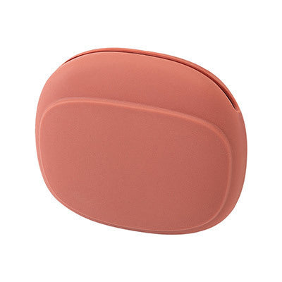 Silicone earphone cable bag Data cable storage case Silicone storage – brown