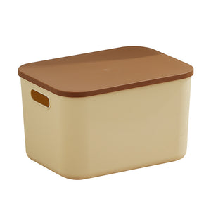 Home desktop cosmetics toys clothing storage box with lid small – alternate view