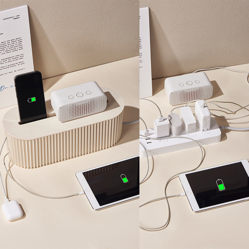 Desktop Outlet Cable Storage Box Power Plug Organizer – alternate view