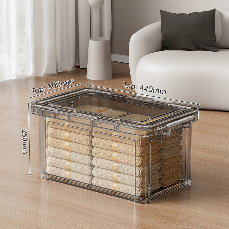Large Clear Stackable Storage Box – A