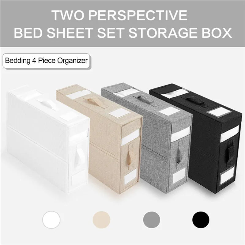 Windowed Bed Linen Storage Box – alternate view