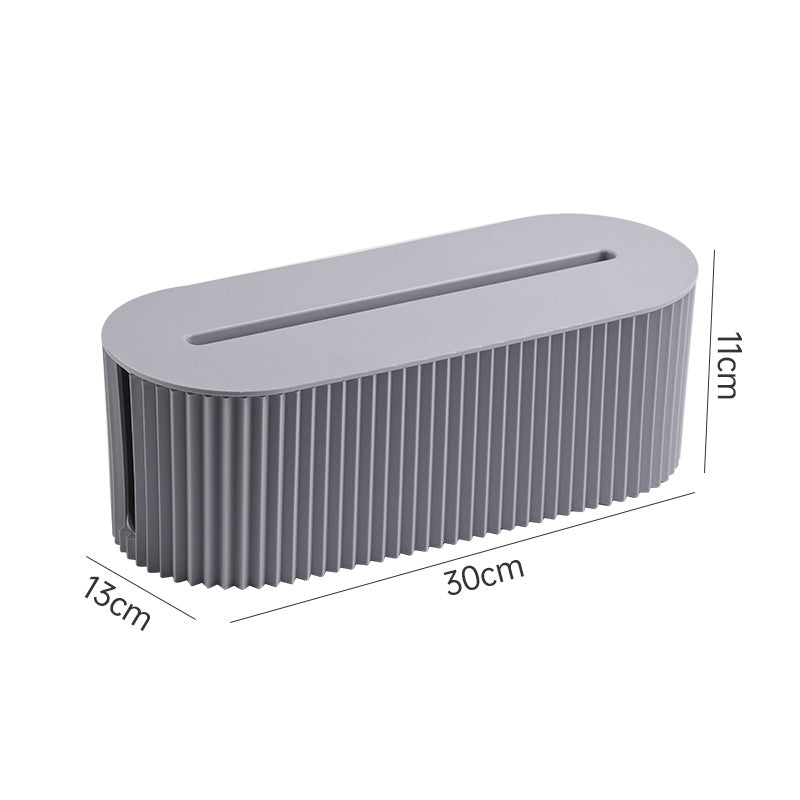 Desktop Outlet Cable Storage Box Power Plug Organizer – alternate view