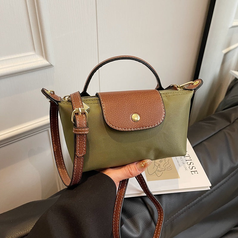 Mini Nylon Dumpling Crossbody Bag – D