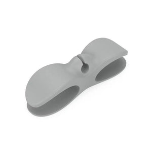 Cable organizer power cord fixing clip kitchen wall mounted plug – black