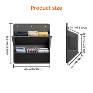 RV shoe storage (adhesive), over-door rack with deep pockets – for – alternate view