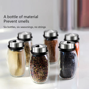 Rotating 7-Jar Spice Organizer Set – alternate view