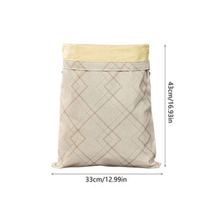 Reusable Beeswax Bread Bags – Natural Beeswax-Lined Cotton Bags for – alternate view
