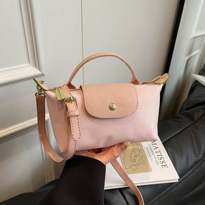 Mini Nylon Dumpling Crossbody Bag – J